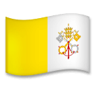 Flag: Vatican City Emoji on LG Phones