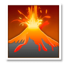 Volcano Emoji on LG Phones