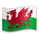 🏴󠁧󠁢󠁷󠁬󠁳󠁿 Flagge von Wales Emoji auf LG