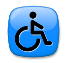 Symbole de fauteuil roulant on LG