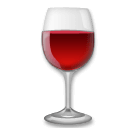 🍷 Bicchiere di vino Emoji su LG