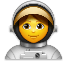 👩‍🚀 Astronauta donna Emoji su LG