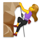 🧗‍♀️ Woman Climbing Emoji on LG Phones