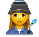 👩‍🏭 Woman Factory Worker Emoji on LG Phones
