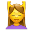 💆‍♀️ Frau, die eine Kopfmassage genießt Emoji auf LG