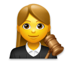 👩‍⚖️ ️Woman Judge Emoji on LG Phones