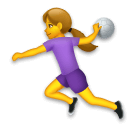🤾‍♀️ Femme qui joue au handball Émoji sur LG