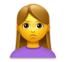 🙎‍♀️ Schmollende Frau Emoji auf LG