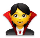🧛‍♀️ Weiblicher Vampir Emoji auf LG