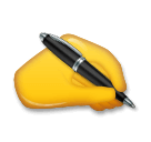 Schreibende Hand Emoji LG