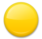 🟡 Círculo amarillo Emoji en LG