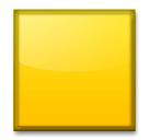 🟨 Quadrato giallo Emoji su LG
