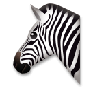 🦓 Zebra Emoji su LG
