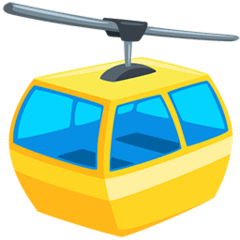 Aerial Tramway Emoji in Messenger