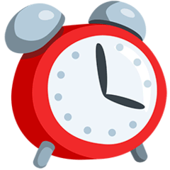Alarm Clock Emoji in Messenger