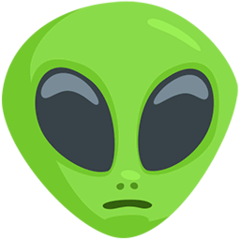 👽 Extraterrestre Emoji in Messenger