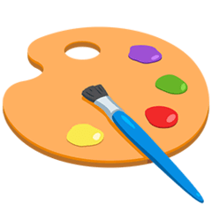 Paleta de pintor Emoji Messenger