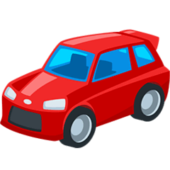 Automobile Emoji in Messenger