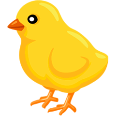 🐤 Kurczaczek (Z Boku) Emoji W Messenger
