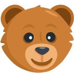 🐻 Голова медведя Эмодзи в Messenger