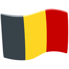 Flagge von Belgien Emoji Messenger