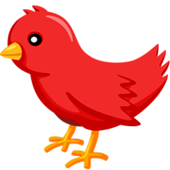 🐦 Oiseau Emoji in Messenger