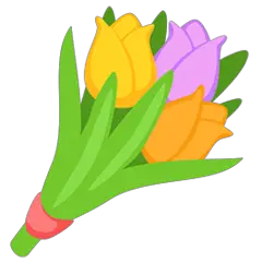 💐 Blumenstrauß Emoji auf Messenger