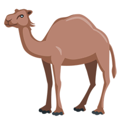 Camel Emoji in Messenger