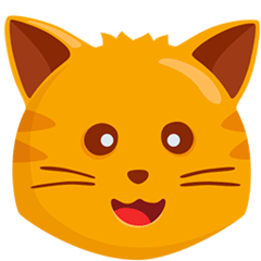 Cat Face Emoji in Messenger