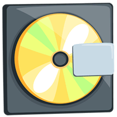 Computer Disk Emoji in Messenger