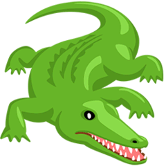 🐊 Крокодил Эмодзи в Messenger