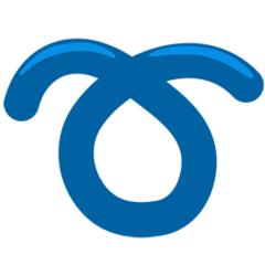 ➰ Curly Loop Emoji in Messenger