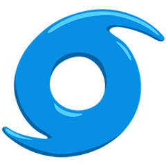 Cyclone Emoji in Messenger