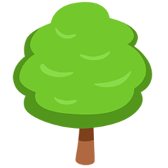 🌳 Deciduous Tree Emoji in Messenger