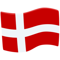 Flagge von Dänemark on Messenger