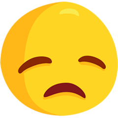 😞 Enttäuschtes Gesicht Emoji auf Messenger