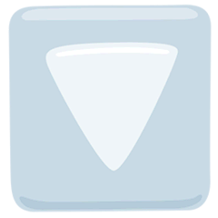 Triangolo rivolto in basso Emoji Messenger
