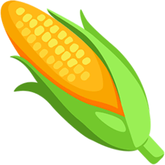 Кукурузный початок Эмодзи в Messenger