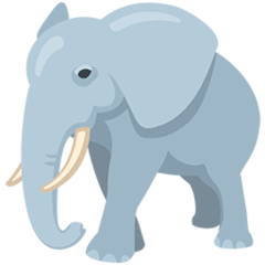 🐘 Elefant Emoji auf Messenger