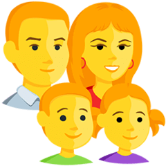 👪 Famille Emoji in Messenger