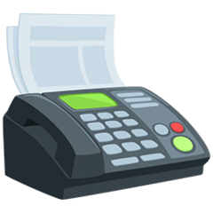 Fax Machine Emoji in Messenger
