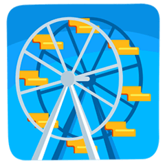 🎡 Grande roue Emoji in Messenger