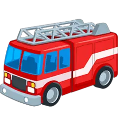 Fire Engine Emoji in Messenger