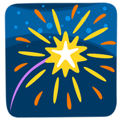 Fireworks Emoji in Messenger