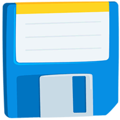 Floppy Disk Emoji in Messenger