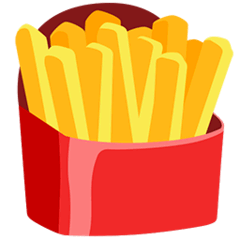 🍟 Patatine fritte Emoji su Messenger