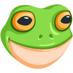 🐸 Tête de grenouille Emoji in Messenger