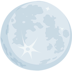 🌕 Full Moon Emoji in Messenger