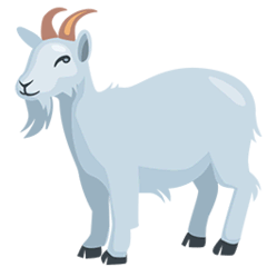 Goat Emoji in Messenger