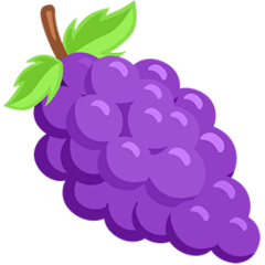Grapes Emoji in Messenger